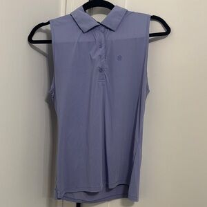 G/FORE Women's Sleeveless Button Down Shirt - Lavender